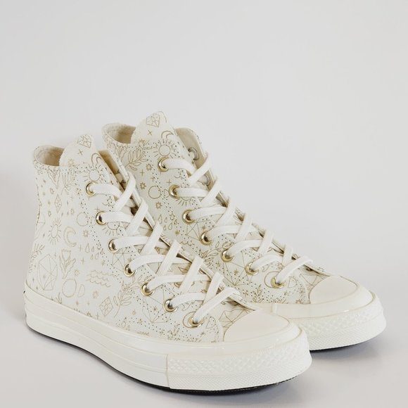 Converse Chuck 70 Hi 'Golden Elements' Women's Sneakers A02207C NWT - Picture 1 of 6